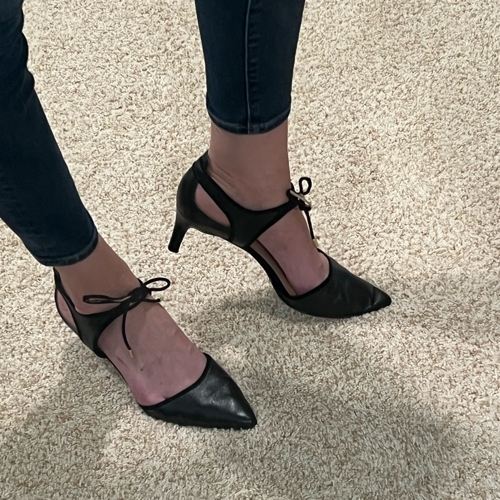 Black Pointed Toe Heels